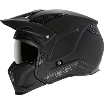 Casco MT STREETFIGHTER SV Solid A1 Mate Negro