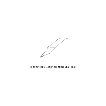 X-SPIRIT III REAR FLAP (SMALL)