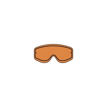 Lentes dobles KTM Racing Goggles Double Lens Orange
