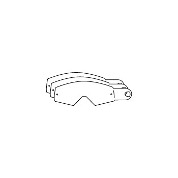 Protector lente KTM Racing Goggles Tear Off's (12 Pcs)