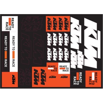 Pegatina KTM Corporate Sticker Sheet