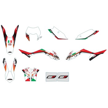 Kit de gráficos Six Days Italy KTM - 78708990300