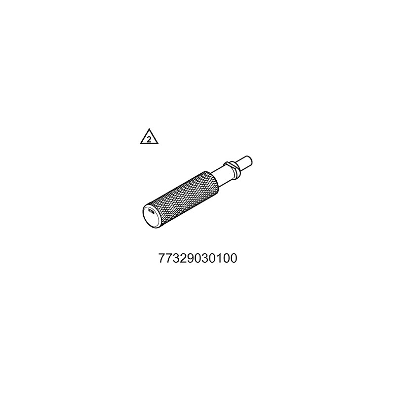 Inserción de la grupilla del bulón del pistón Inserción de la grupilla del bulón del pistón