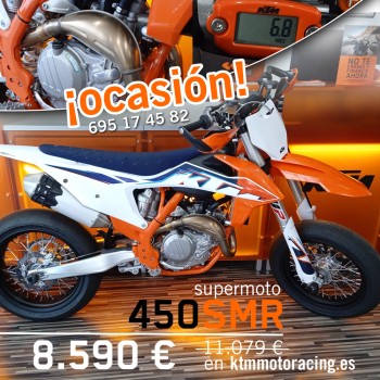 Moto KTM 450 SMR 2022 - Supermoto - OCASIÓN