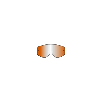 Lentes KTM Hustle Mx Single Lens Orange Chrome Afc Works