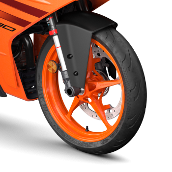 Moto KTM RC 390 2024 - Naranja