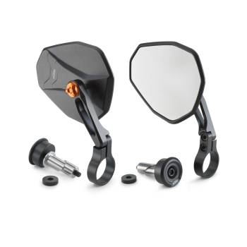 Set Espejo Retrovisor Tope de Manillar KTM - 00010000417