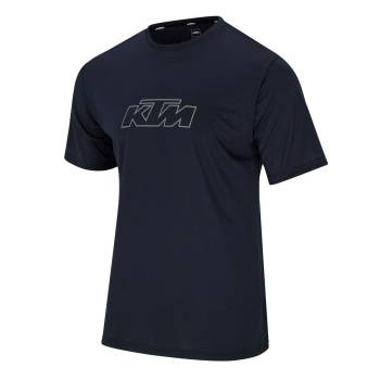 Camiseta KTM Essential T-Shirt - Negra - Azul